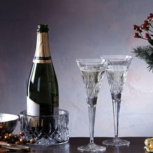 Load image into Gallery viewer, Waterford Lismore Toasting Flute Pair
